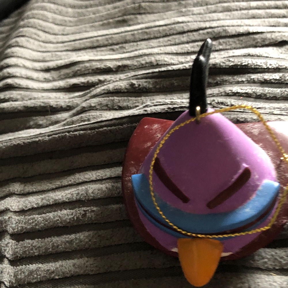 Purple Cartoon Bird Accessory Ornament